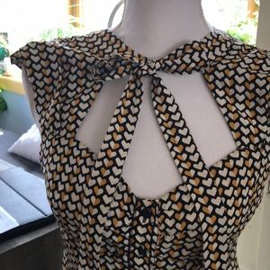 Anthropology silk blouse